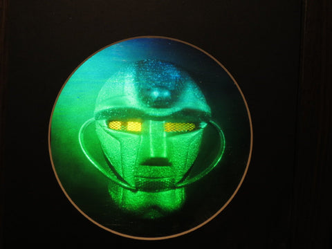 SPACE MASK Matted Hologram Picture, 3D Embossed Type