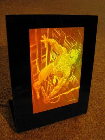 3D Spiderman Hologram Polaroid Photopolymer Deskstand, A Collectible For Cinema Lovers